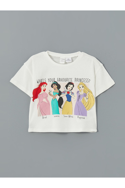LC Waikiki Tulle Snow White Printed Girl's T-Shirt and Skirt Set of 2