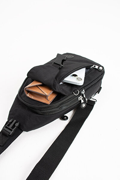 H&D COLLECTİON Жіноча сумка з водостійкої тканини Krinkıl, з перехресними ременями, синього кольору