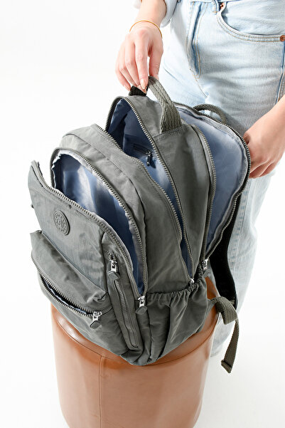 louisiana polo Bolsas Women's School Backpack Gray 1091