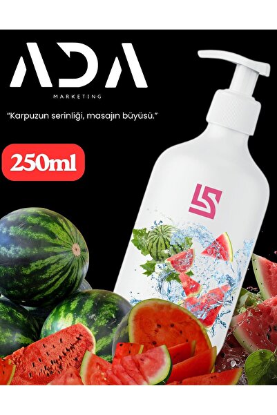Ada Marketing Karpuz aromalı 250 ml masaj jeli – ferahlatıcı aroma, pürüzsüz kayganlık ve uzun süreli nem