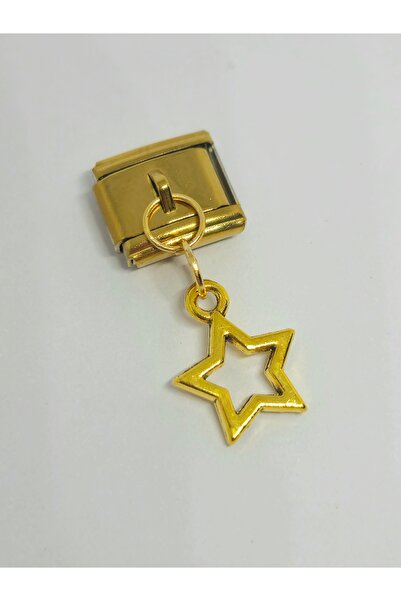 RoseCo00 Gold Sallantılı İtalyan Bileklik Charm