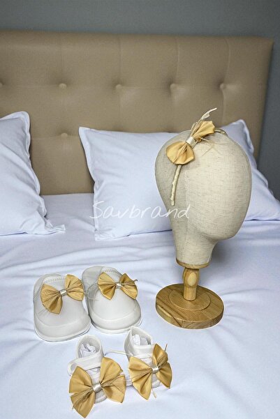 SavBrand Bow Feathered Mother Maternity Slippers Crown and Booties Maternity ...