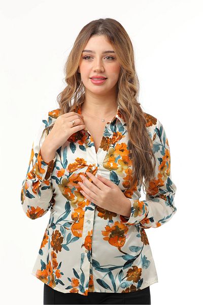 SUGA bright floral shirt