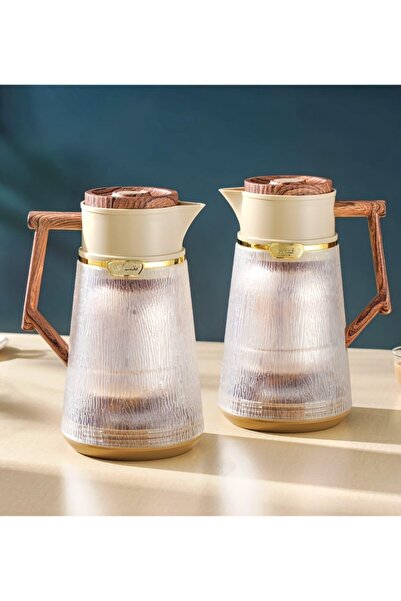 Alamtiaz Attractive 1/1 liter coffee and tea refrigerator thermos set with elegant design