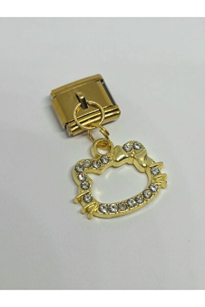 RoseCo00 Gold Sallantılı İtalyan Bileklik Charm