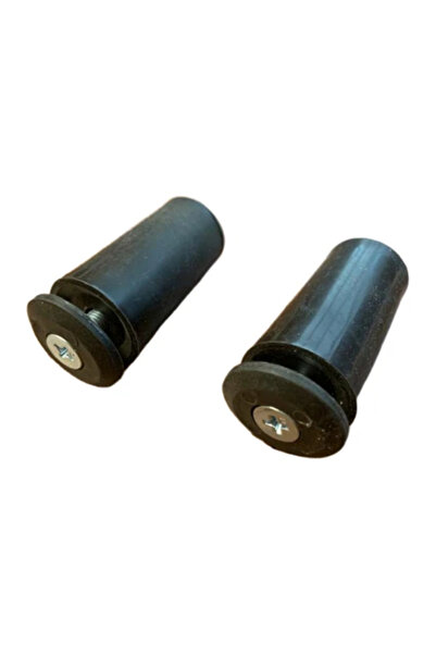 MASTERPOL سدادة فرامل لحامل الستائر باللون البني، قطعتان