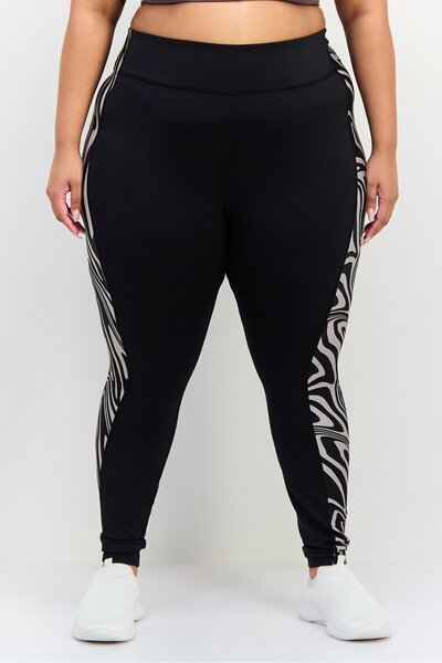 Reebok Women Plus Size Training Tights, Black