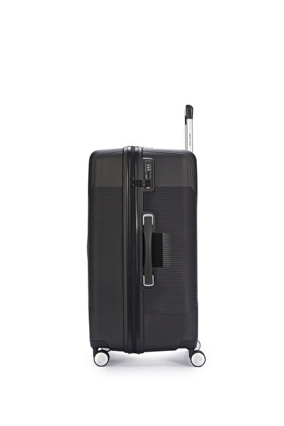Pierre Cardin 3'lü Set %100 Polipropilen Valiz Siyah 04PC7080