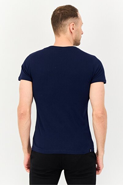 hummel Men Sportswear Fit Short Sleeves Training T-Shirt, Navy