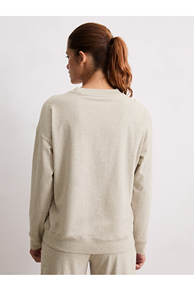 Marc O'Polo Pyjamaoberteil Mock Neck Top M-Line Schlaf-Oberteil Nachthemd Sleepshirt