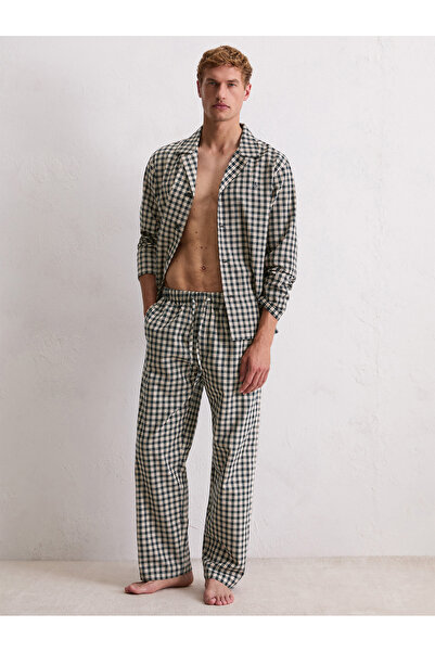 Marc O'Polo Pyjamahose Cozy Flannel Schlaf-Hose Pyjama Schlafmode