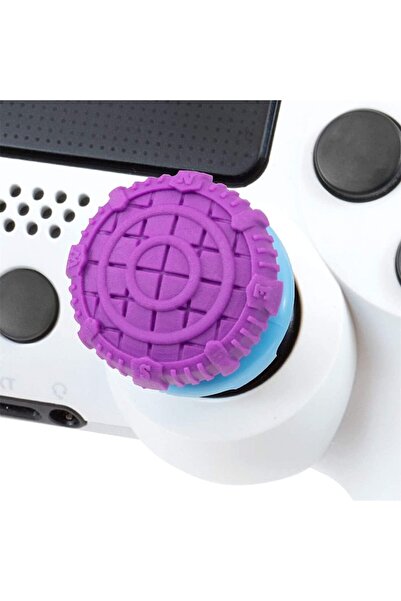 erorex Galaxy Purple Playstation 4 Playstation 5 Performance Thumbsticks Compatible Controller Grip