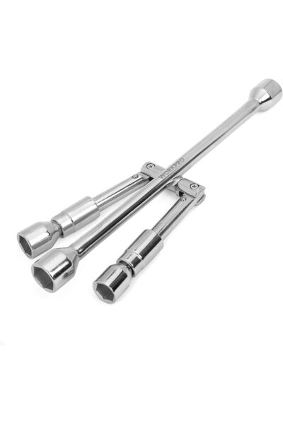 erorex 14-Inch Universal Folding Lug Wrench, 4-Way Cross Wrench