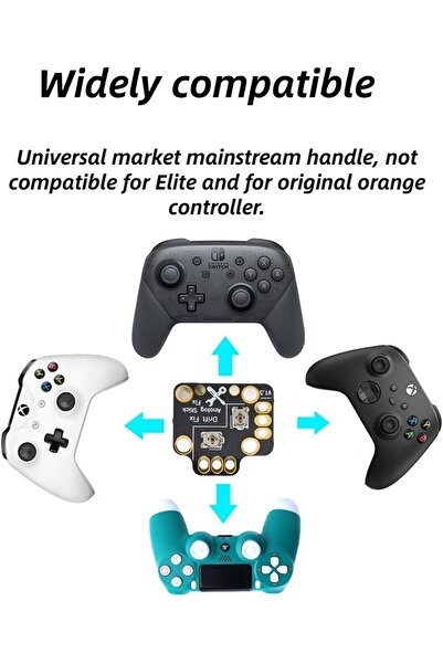 erorex عصا تحكم تناظرية للوحة الألعاب Drift Fix Mod، 10 قطع عالية الجودة، مجموعة إصلاح Drift، PS4، PS5، Xbox Game