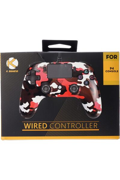 erorex وحدة تحكم سلكية لجهاز PS4 Camo 4