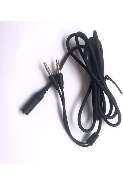 erorex Headset Y Splitter Audio Cable Separate Microphone Headphone Port Gaming Headset Splitter Pc