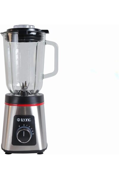 erorex خلاط Tb-7810 بقوة 1000 واط مع وعاء زجاجي بخمس سرعات، سعة 1.5 لتر، أسود