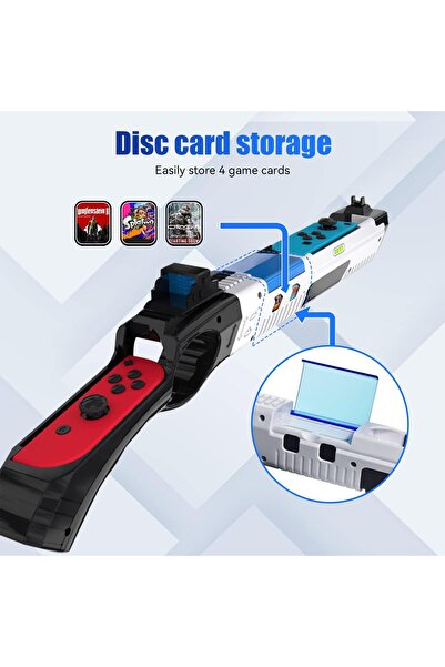 erorex Game Gun Switch/Oled Switch Game Grip Compatible Splatoon 2/Splatoon 3 Replacement Joy Gun