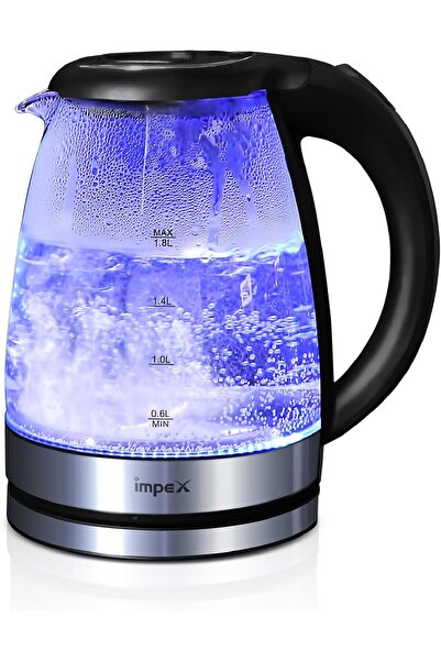 erorex St 1802 Glass Electric Kettle 1.8L Capacity, 1500W Power, Automatic Switch-Off, Power Indicator