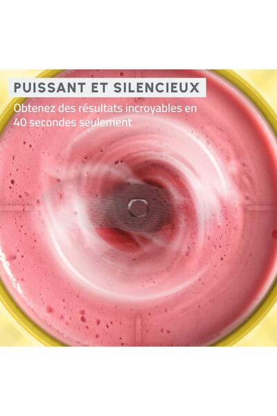 erorex Lightmix Portable Blender, 300 Ml, Powerful, Refillable, Yellow Nest Lm1C0210