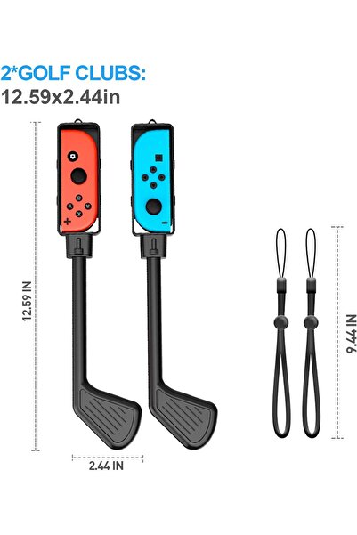 erorex Golf Culb وحدة تحكم Joy Con لجهاز Nintendo Switch و Joy Con و قبضة وحدة تحكم و ملحقات ألعاب رياضية ماريو