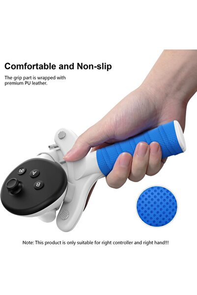 erorex Table Tennis Paddle Meta Quest 3 Controller Grips Vr Game Right Hand Fit Compatible Controller
