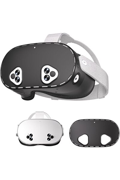 erorex Protector Cover Meta Quest 3S Vr Headset Accessories Silicone Lightweight Protective Shell Cover