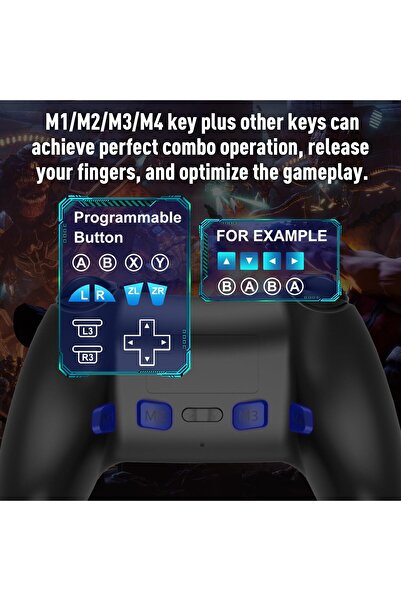 erorex Switch Controller Wireless Switch Pro Controller Switch/Switch Lite/Switch Oled Wireless Gamepad