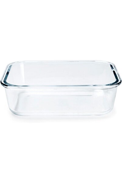erorex Borosilicate Glass Rectangular Food Saver 950Ml Capacity, Openable Secure Air Vent, Silicone Seal,