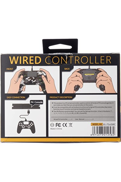 erorex Wired Ps4 Controller Camo 1