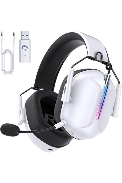 erorex 2.4Ghz Wireless Gaming Headset Ps5/4 Pc Switch Mac Fortnite Bluetooth 5.3 Gaming Headphones Mic