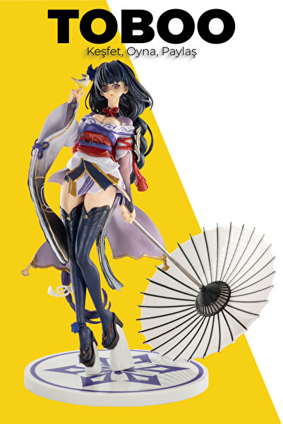 shop Genshin Impact Raiden Shogun Aksiyon Figürü - 22 cm