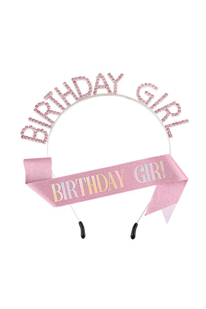 choice2 وشاح عيد ميلاد فتاة 05 وتاج تاج من أحجار الراين اللامعة هدايا عيد ميل...