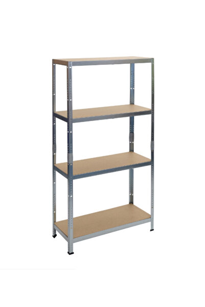 STRATEGIC Raft metalic 5 polite MDF 138x70x40 cm, 50 kg/polita, montaj fără s...