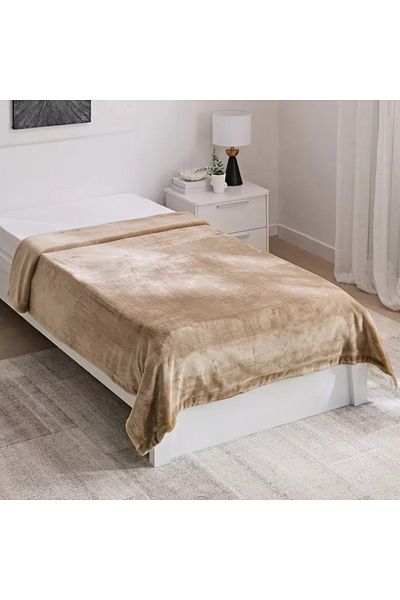 Home Box Snugsoft Flannel Double Layer Twin Blanket - 150x200 cm