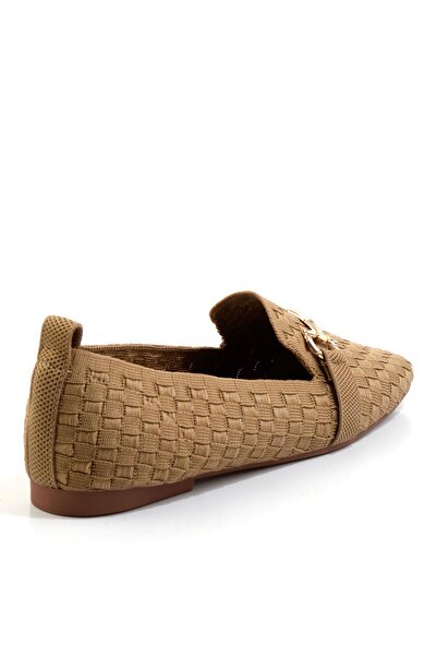 Bambi Taba Kadın Loafer Ayakkabı K01327020182