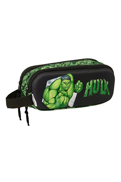 Hulk Geantă dublă Carry-all Negru Verde 21 x 8 x 6 cm 3D