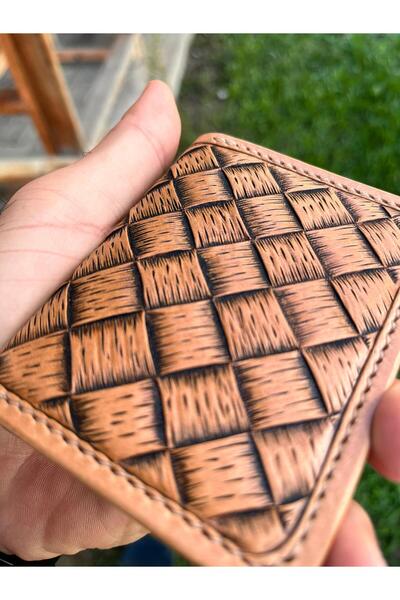 Pey Aksesuar Western Pattern Leather Wallet Custom Handmade