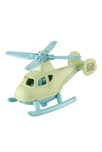 lets be child Plastic Helicopter, Green, 13x10cm, LC