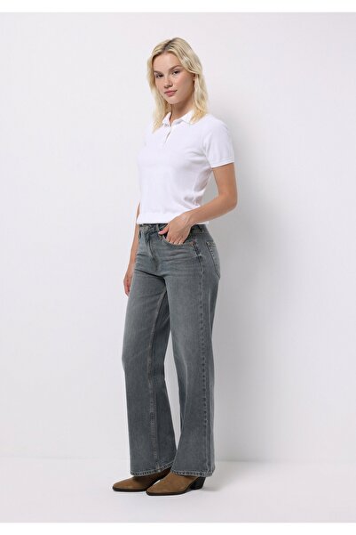 Colin's Pantaloni de damă, gri, cu croială normală