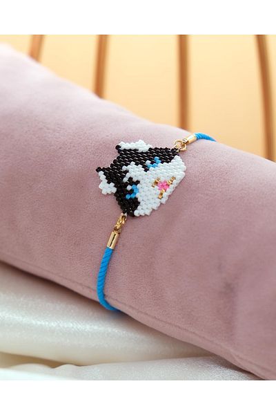 Miniklisi Tuxedo Bracelet Miyuki