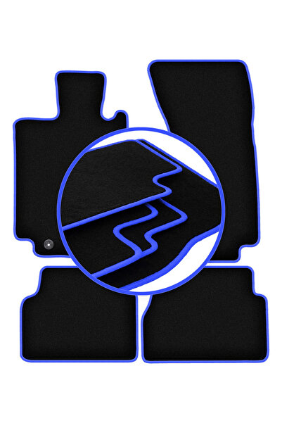 shumee Covorașe auto CARLUX-BLUE pentru: Mercedes S W220 4Matic scurte (1998-...