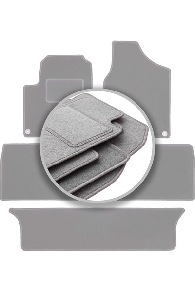 shumee Covorașe auto gri pentru: Volkswagen Sharan I monovolum (1995-2010)