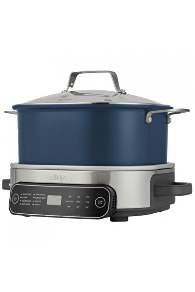NINJA Multicooker MC1101EU, 1400W, 6 l, 8 programs, Timer, Cool handles and base, Midnight blue
