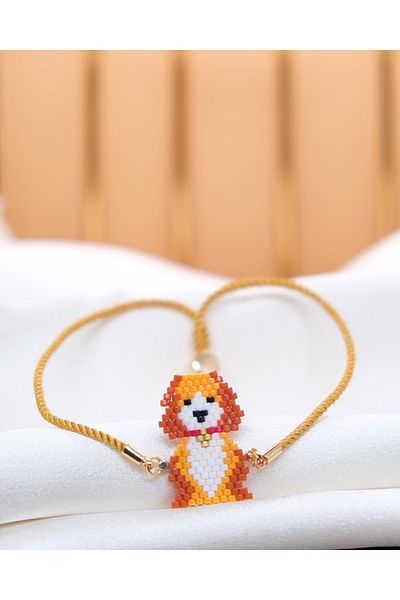Miniklisi Cinnamon Ear Foam Bracelet Miyuki