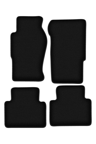 shumee Covorașe BASIC negre din velur pentru: Nissan Patrol Y61 GU GR off-roa...