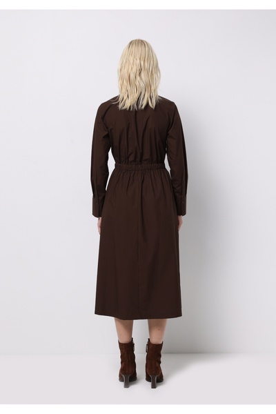 Colin's Regular Fit Women's Brown Dress