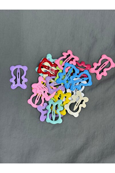 Tahtakaledeyim 12 Pcs Mixed Color Teddy Bear Model Snap Buttons, Children's S...