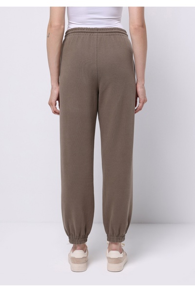 Colin's Regular Fit Orta Bel Düz Kadın Bej Eşofman Altı