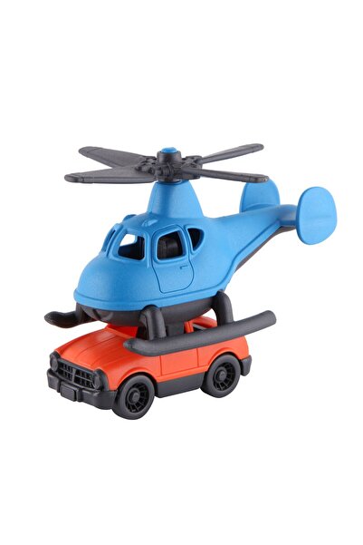 lets be child Set elicopter si masinuta, albastru/portocaliu, LC